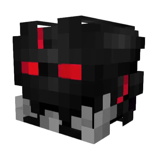 Shockdemon07 Minecraft avatar head, 3D render