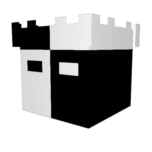 ShockerPlane Minecraft avatar head, 3D render