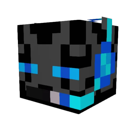 Shockforce51 Minecraft avatar head, 3D render