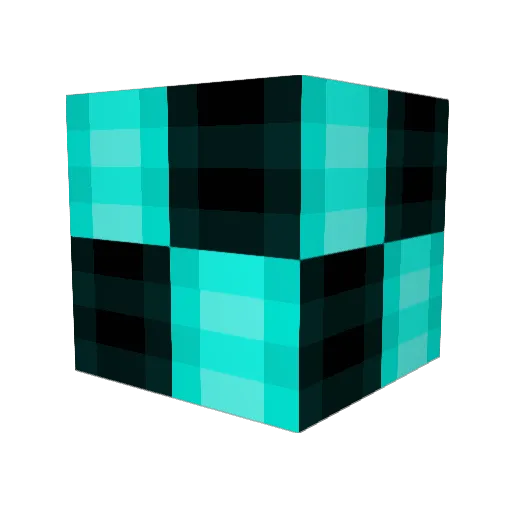 Shockmaw Minecraft avatar head, 3D render