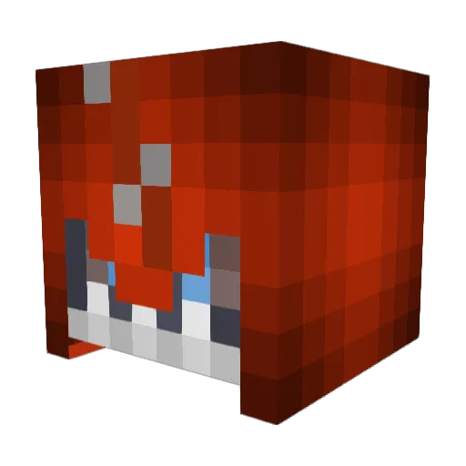 ShocksEGirl Minecraft avatar head, 3D render