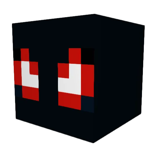 Shockster21 Minecraft avatar head, 3D render