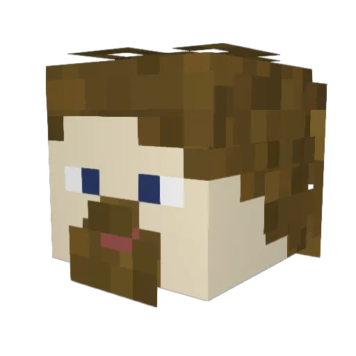 Shocktrooper_101 Minecraft avatar head, 3D render