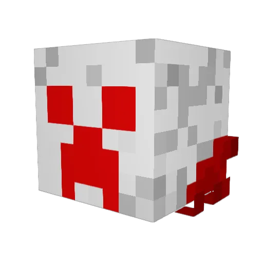 Shockwave4578 Minecraft avatar head, 3D render