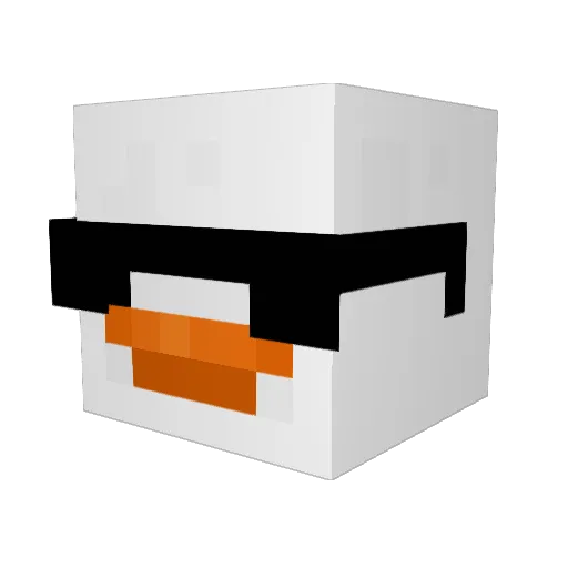 Shockwave8258 Minecraft avatar head, 3D render