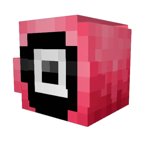 ShoddyWolfman Minecraft avatar head, 3D render