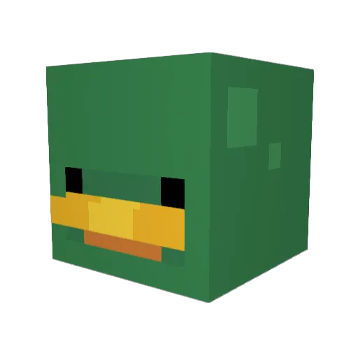 Shoe_Kabob Minecraft avatar head, 3D render