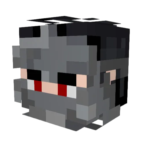 Shoebill32 Minecraft avatar head, 3D render