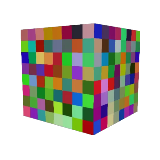 Shoebox Minecraft avatar head, 3D render