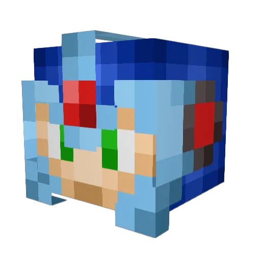 Shoethemoo Minecraft avatar head, 3D render