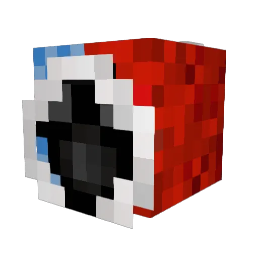 Shogun2501 Minecraft avatar head, 3D render