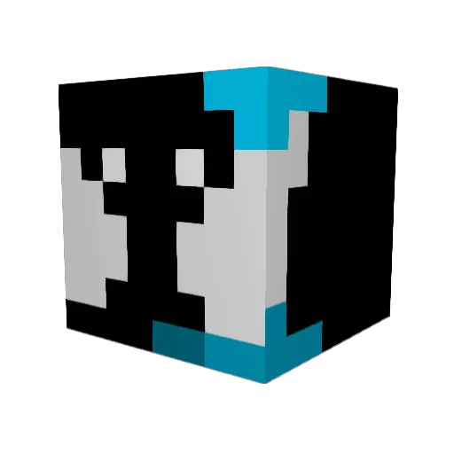 Shogun288 Minecraft avatar head, 3D render