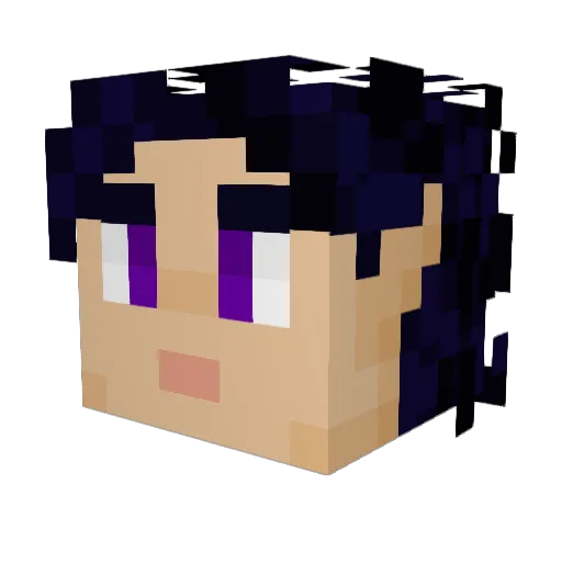 ShogunOhcah Minecraft avatar head, 3D render