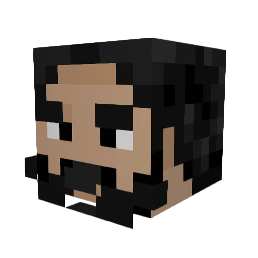 Shogun_Levi Minecraft avatar head, 3D render