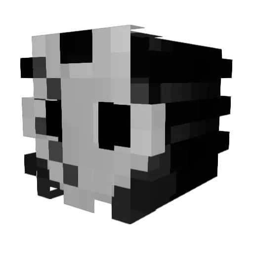 Shogun_Lord Minecraft avatar head, 3D render