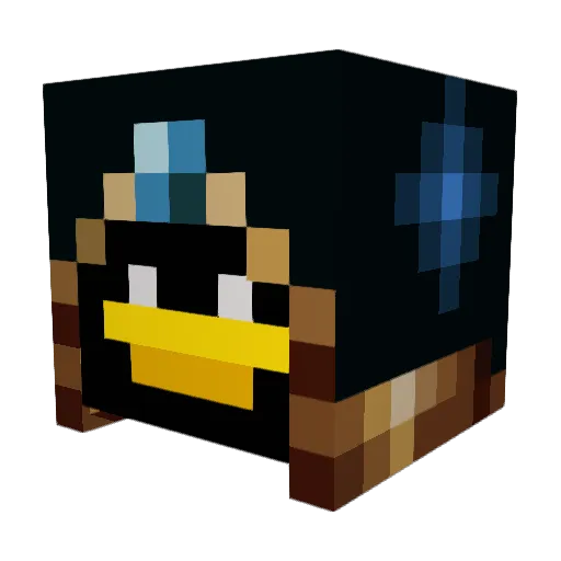 Shokan_Yaksha Minecraft avatar head, 3D render