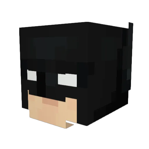 Shoko_TV Minecraft avatar head, 3D render