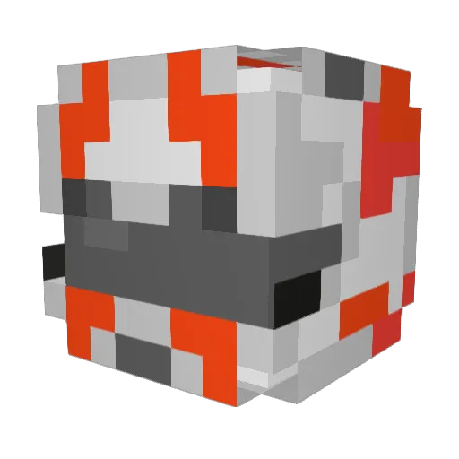 Shokra_33 Minecraft avatar head, 3D render