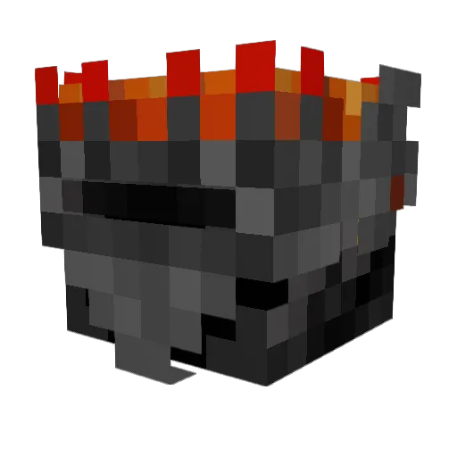 Shonepuppet Minecraft avatar head, 3D render