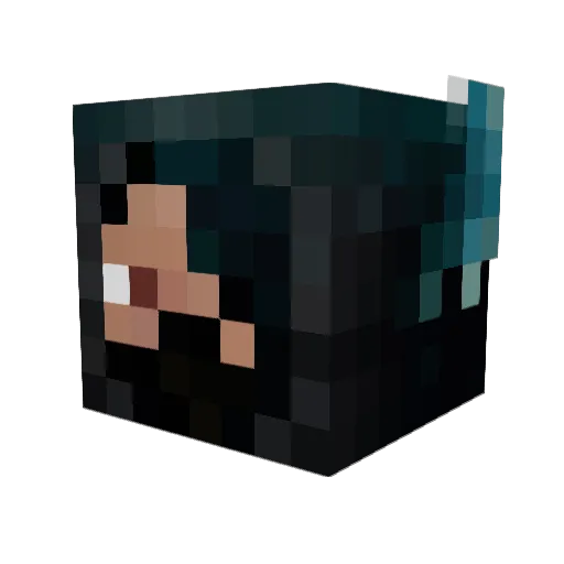 ShonkarLi Minecraft avatar head, 3D render