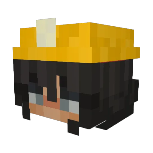 Shonnie200 Minecraft avatar head, 3D render