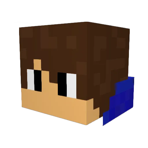 ShooCkx1 Minecraft avatar head, 3D render