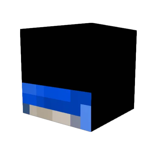 ShookieCookie Minecraft avatar head, 3D render