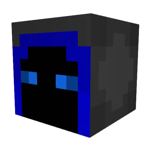 ShootAsword Minecraft avatar head, 3D render