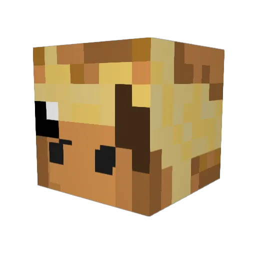 ShootyMcSmudge Minecraft avatar head, 3D render
