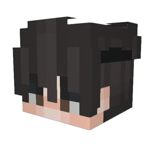 Shop_ Minecraft avatar head, 3D render