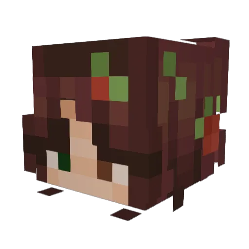 Shopishg28 Minecraft avatar head, 3D render