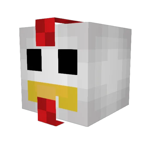ShoppingTrolley Minecraft avatar head, 3D render
