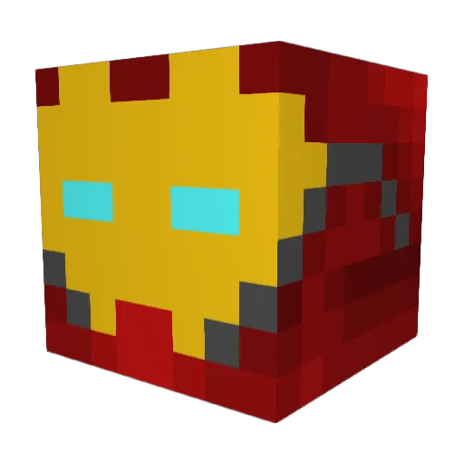 Shoraino Minecraft avatar head, 3D render