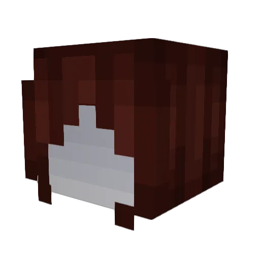 Shordyloc Minecraft avatar head, 3D render