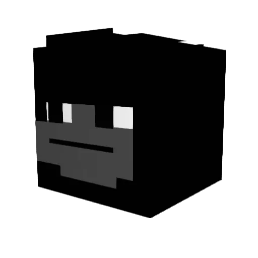Shorick Minecraft avatar head, 3D render
