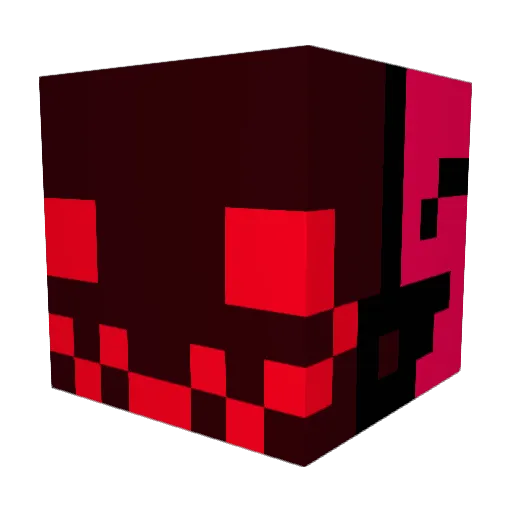 ShortC1rcuit Minecraft avatar head, 3D render