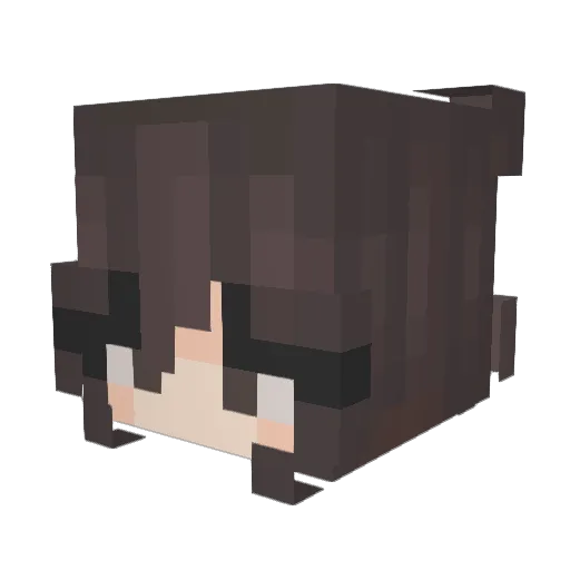 ShortEmber Minecraft avatar head, 3D render