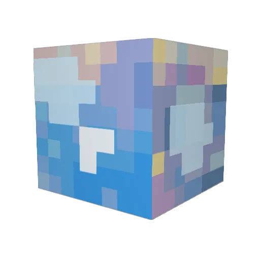 ShortKingSelver Minecraft avatar head, 3D render