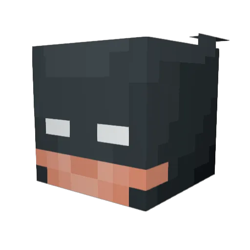 ShortLasagnaa Minecraft avatar head, 3D render