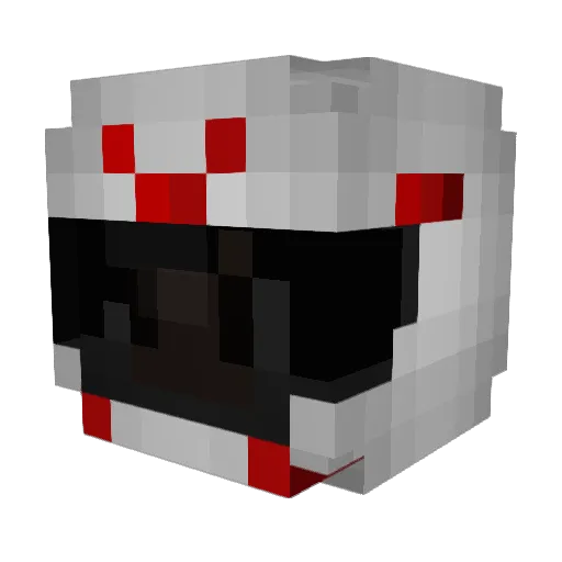 ShortSossageRole Minecraft avatar head, 3D render