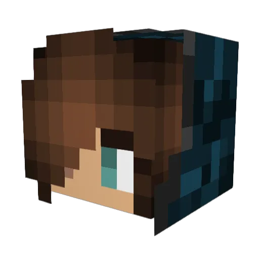 ShortStack86 Minecraft avatar head, 3D render