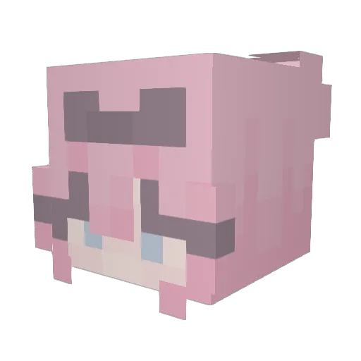 Shorty0808 Minecraft avatar head, 3D render