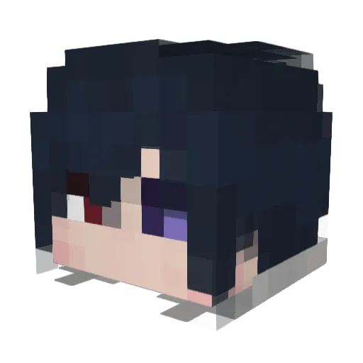Shorty__uwu Minecraft avatar head, 3D render