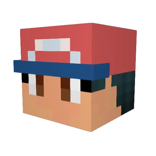 ShortycraftYT Minecraft avatar head, 3D render