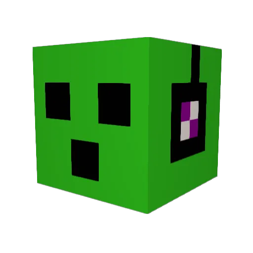 ShoryKun Minecraft avatar head, 3D render