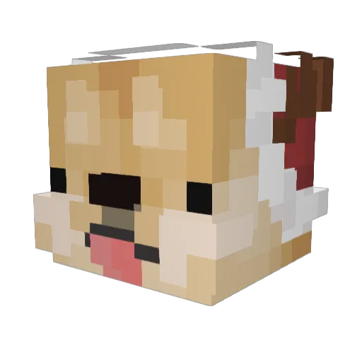ShotEm_ Minecraft avatar head, 3D render