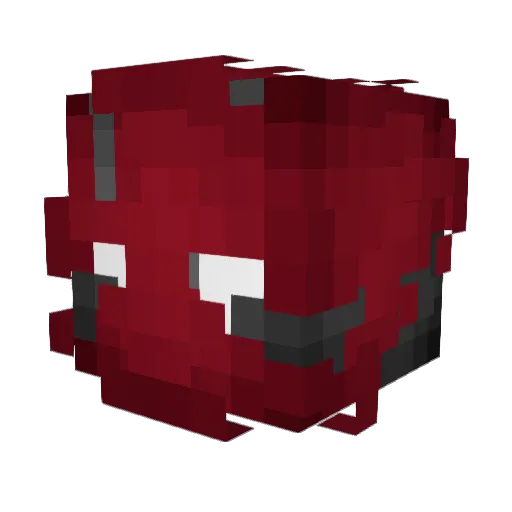 Shotinthearm722 Minecraft avatar head, 3D render