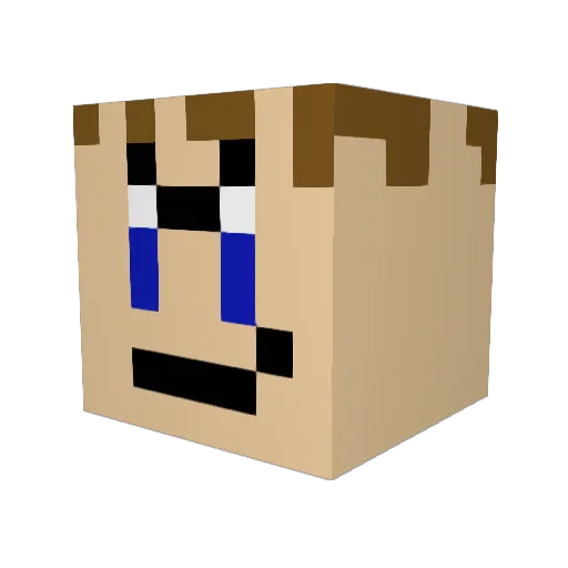 Shotley123 Minecraft avatar head, 3D render
