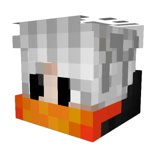 Shoto85 Minecraft avatar head, 3D render