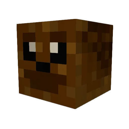 ShotoDmonkey Minecraft avatar head, 3D render